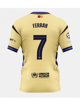 Barcelona Ferran Torres #7 Replika Borta Kläder 2025-26 Kortärmad